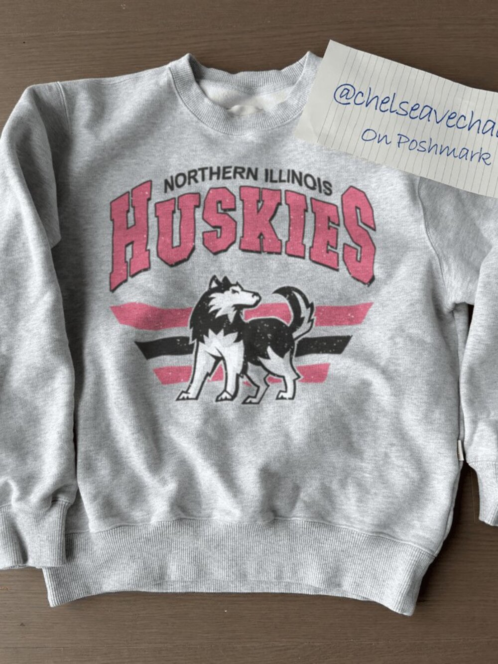 Vintage Northern Illinois Huskies Football Sweater, Northern Illinois University